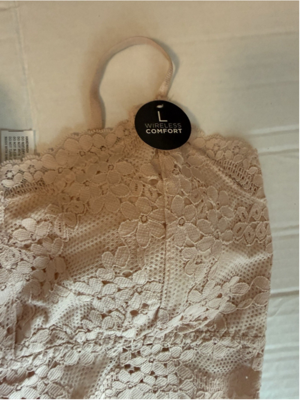 NWT Lot Of 2 Aerie Lace Bralettes Black And Pink - Picture 3 of 5